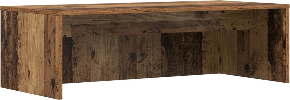 vidaXL Falra szerelhető íróasztal Öreg fa 100 x 45 x 30 cm Faanyag