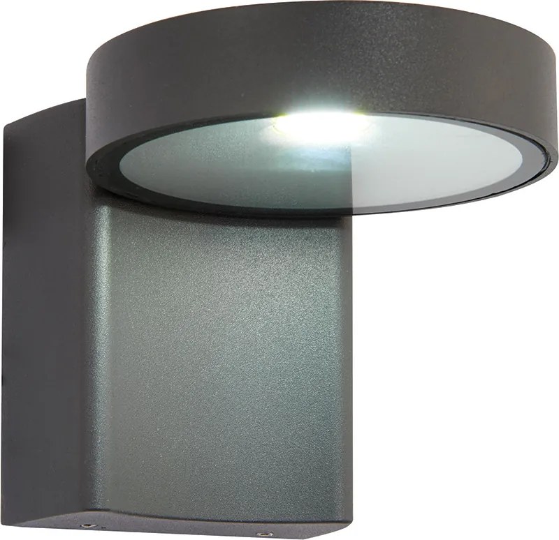 ENDON 67695 ORETI Modern Kültéri Fali Lámpa Antracit, Átlátszó LED IP44