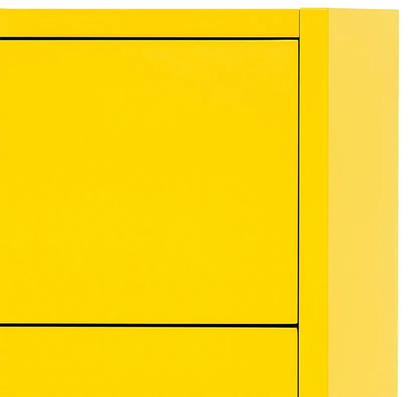 Boxie 2 fiókos fali szekrény 40x40x37 cm sárga