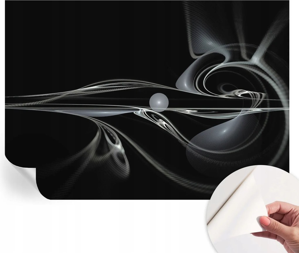 Fotótapéta Dekoratív Fali Tapéta Képek Folyékony vonalak 208x146