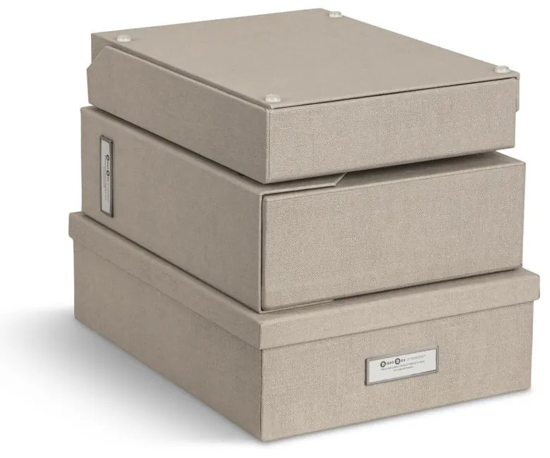Karton rendszerező szett dokumentumokhoz 5 db-os Holger – Bigso Box of Sweden