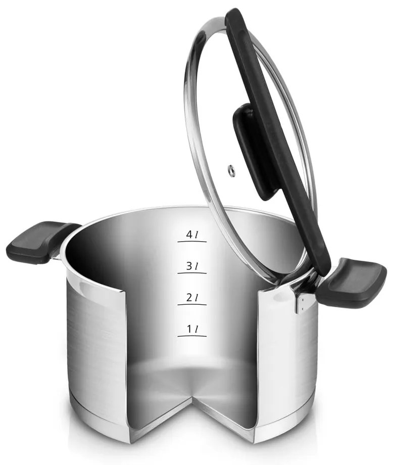 Rozsdamentes acél edény készlet 6 db-os Compact – Tescoma