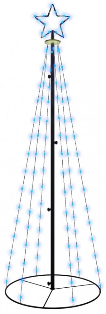 kúp alakú karácsonyfa 108 kék LED-del 70 x 180 cm