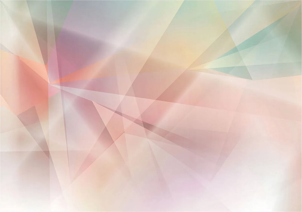 Fotótapéta flizelina Geometrikus figurák absztrakt világos háttér 312x219 +ragasztó