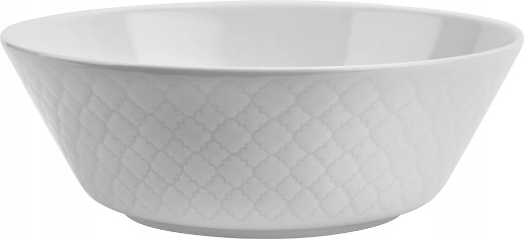 Saláta tálaló 23cm Marrakesh fehér
