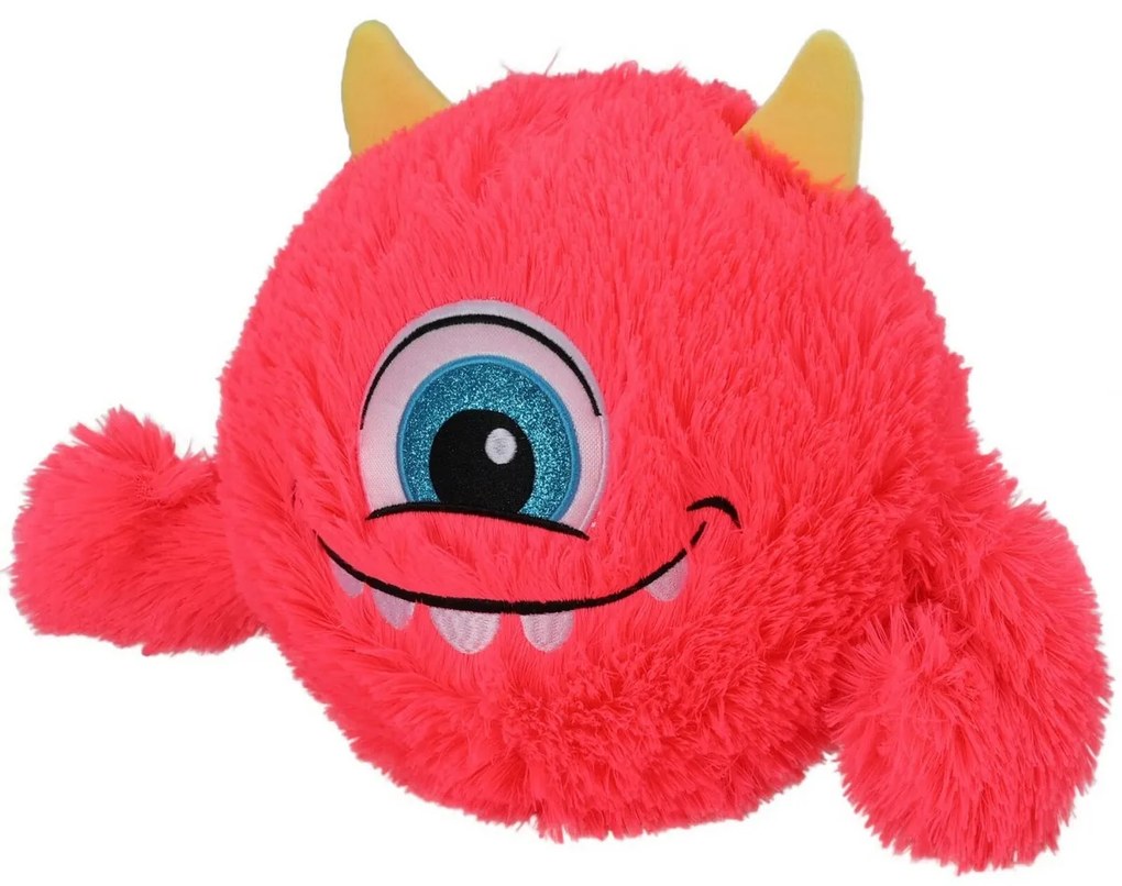 Monster felfújható szőrös labda rózsaszín, átmérő 23 cm