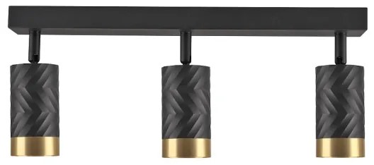 Spotlámpa ARRAS 3xGU10/10W/230V fekete