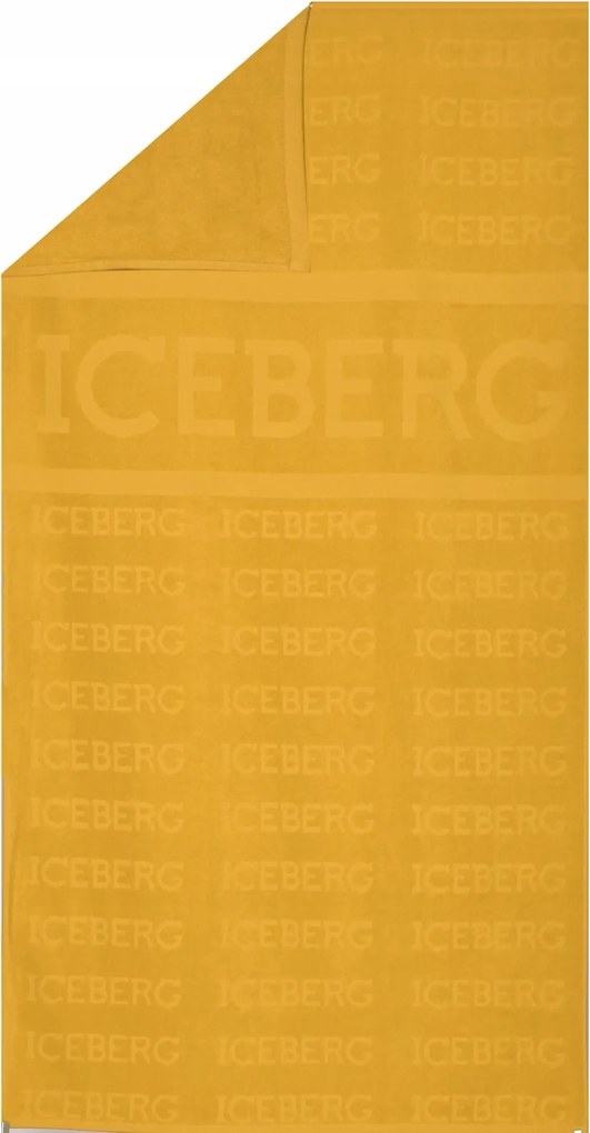 Iceberg Strandtörölköző ICE4MTW01 Yellow nagy fürdőlepedő sárga