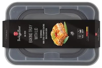 BerlingerHaus Tepsi fedővel Metallic Line Carbon Edition BH/7870