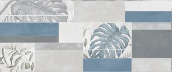 CM Ceramica Vanitosa Muretto Grigio/Azzuro dekorcsempe 25x60