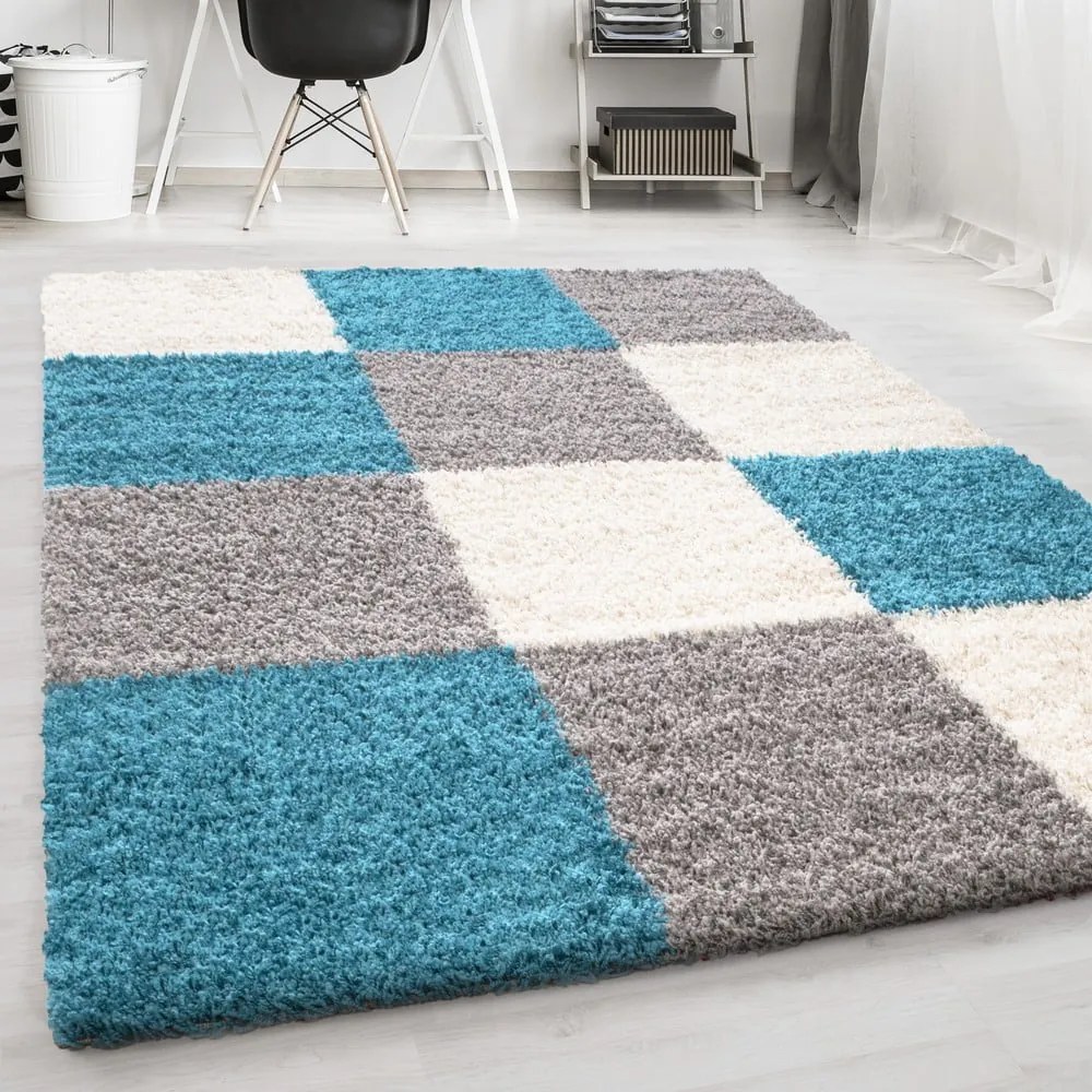 Szürke-türkiz szőnyeg 120x170 cm Life – Ayyildiz Carpets