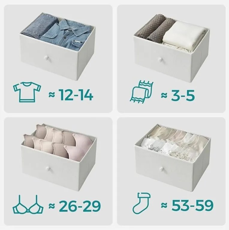 Komód fiókos HESTO 80x71 cm, fehér/szürke