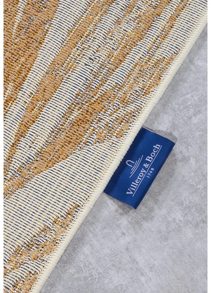 Fehér-aranyszínű kültéri szőnyeg 200x285 cm Leonie – Villeroy&amp;Boch