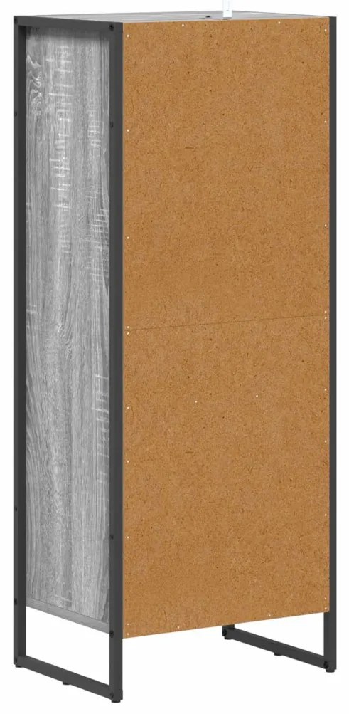 vidaXL Fürdőszoba Székény Szürke Sonoma 40 x 30 x 100 cm Faanyag