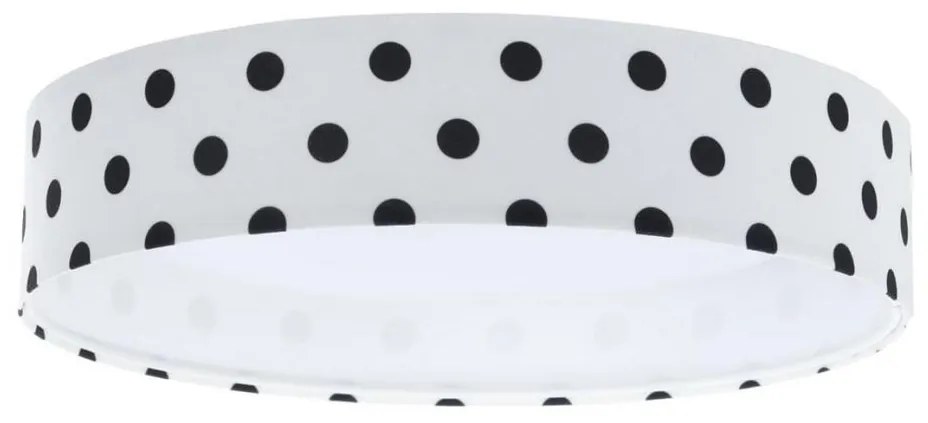 LED mennyezeti lámpa GALAXY KIDS LED/24W/230V pöttyös fehér/fekete