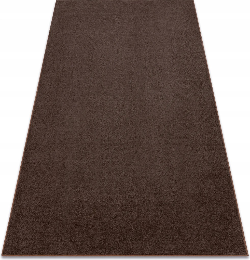 Sima Szőnyeg Egyszínű Gyerekszoba 100x250 cm Eton barna @154273