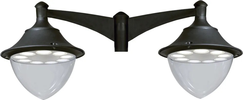 Novolux GUNTHER 407E-G31X1A-02 Utcavilágítás lámpatest 2X50W/GX53 IP65
