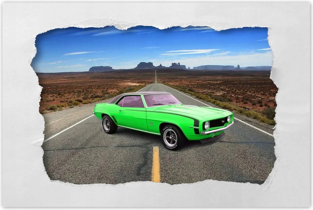 Poszter 60x40 Zöld Chevrolet Ss