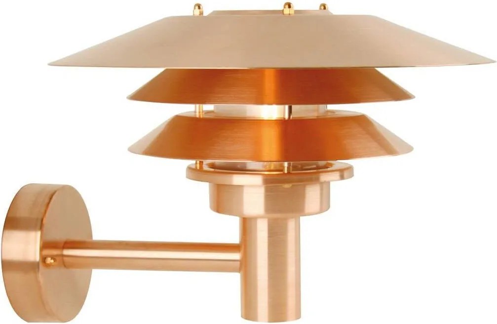 NORDLUX 10600625 VENO Klasszikus Kültéri Fali Lámpa Réz E27 IP54