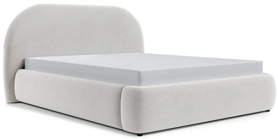 Franciaágy 180 cm Olivo P (ágyráccsal) (tárolóhellyel) (szürke + fekete) . Akció -15%. 1100394