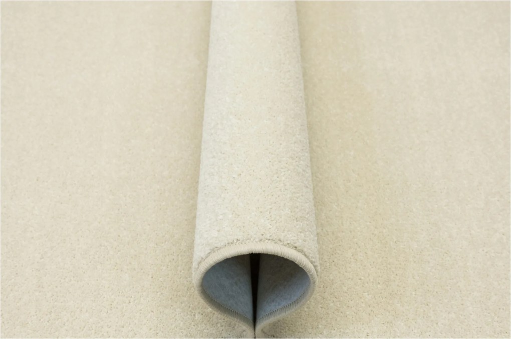 Krémszőnyeg Puha Egyszínű Világos Dynasty Nappali Szobába 150x300 cm