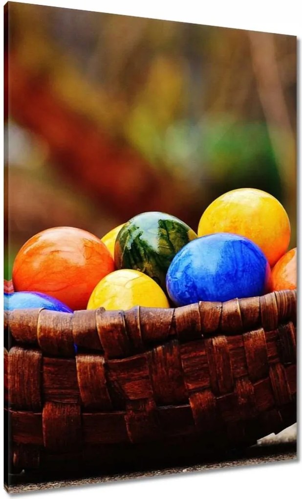 Vászonkép 70x100 Húsvéti húsvéti tojások