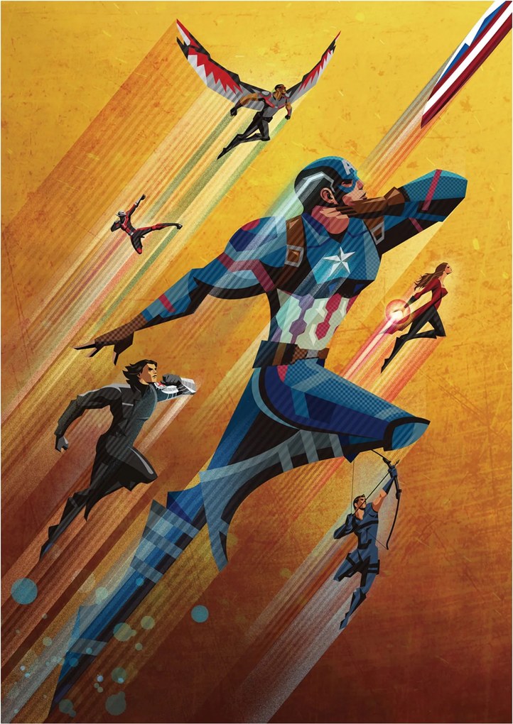 Captain America: Polgárháború Imax Poszter