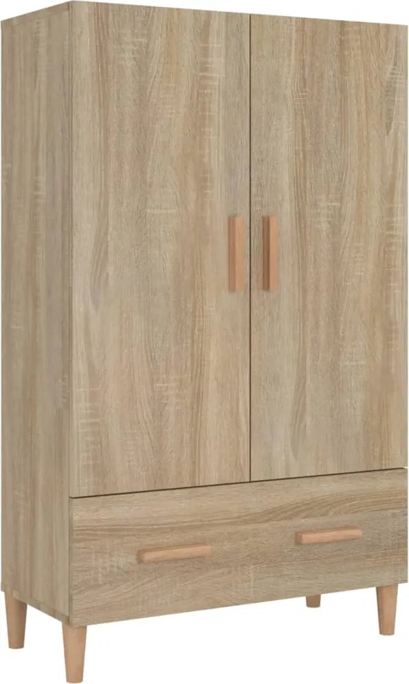 vidaXL sonoma-tölgyszínű szerelt fa magasszekrény 70 x 31 x 115 cm