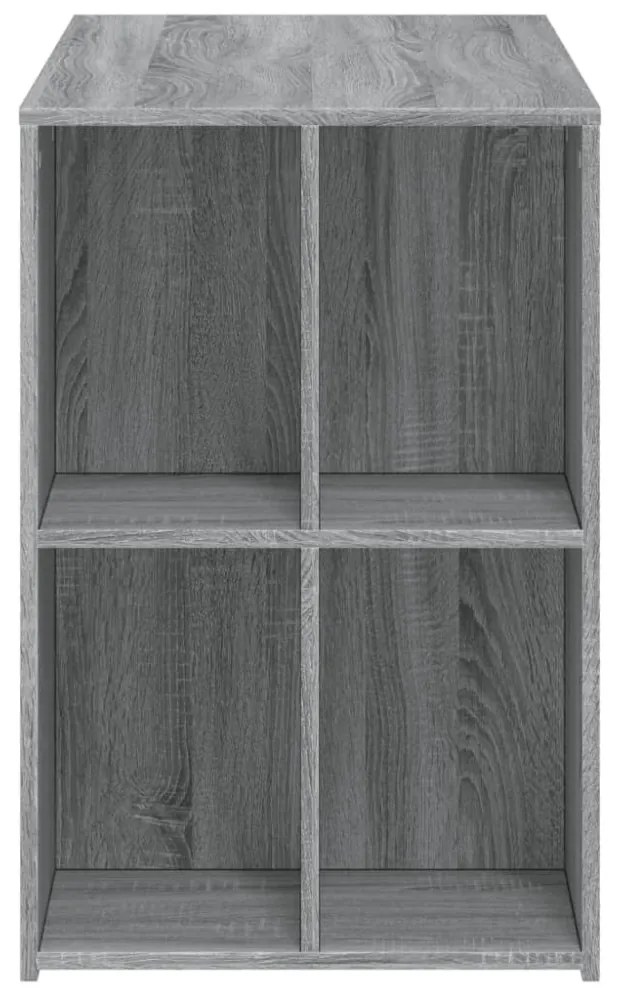szürke sonoma színű szerelt fa íróasztal 102x50x75 cm