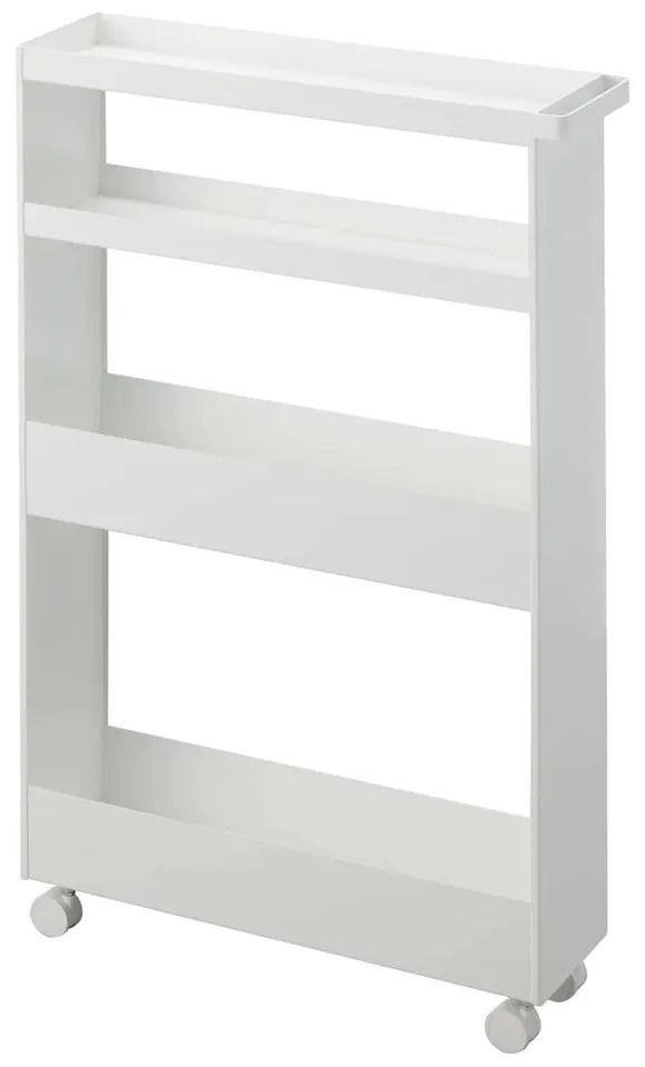 Matt fehér acél fürdőszobai polcos állvány 48x80,5 cm Tower – YAMAZAKI