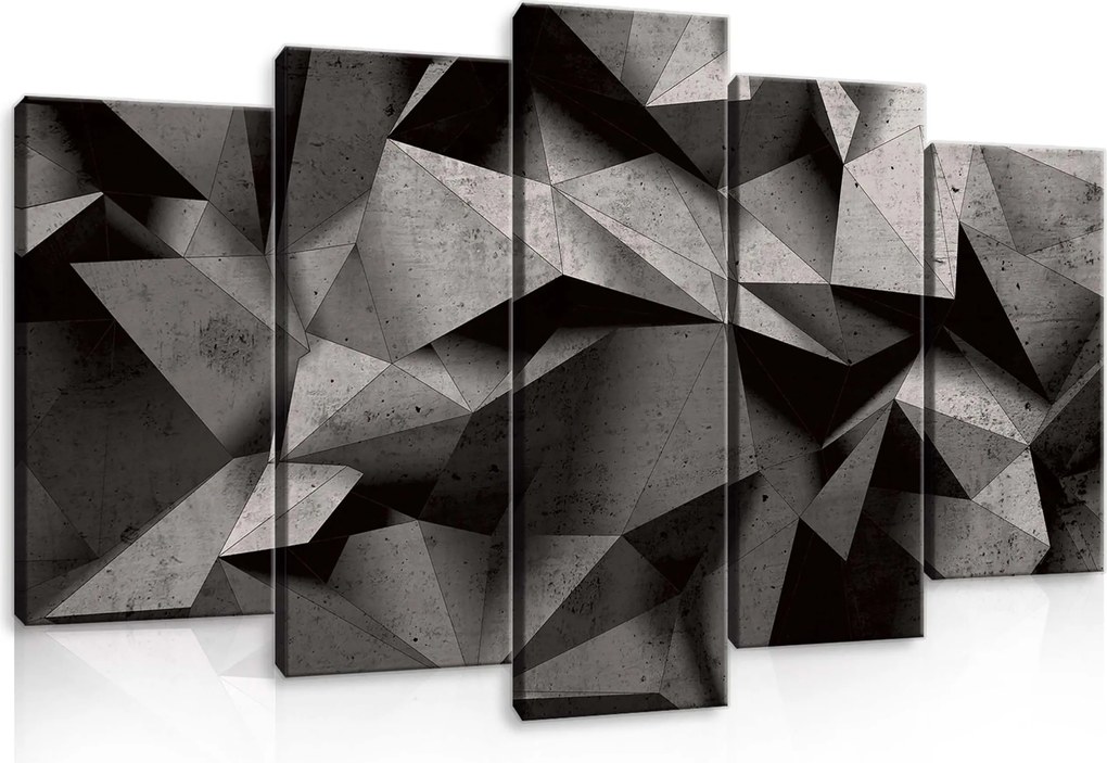 Vászonkép 100x60 Geometria absztrakt beton textúra minimalizmus forma művészet