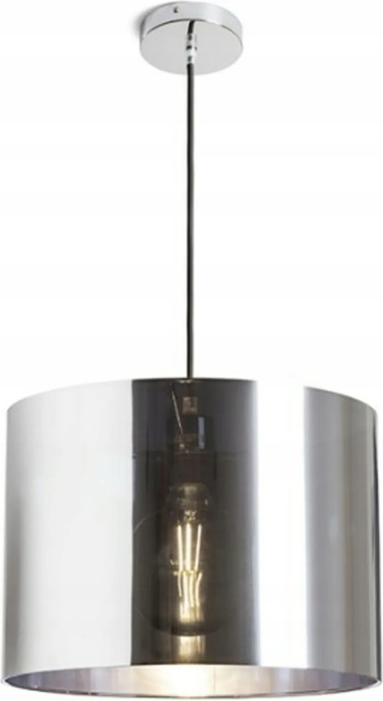 Rendl Fancy 35/25 függeszték, króm fólia, E27, 230V, 35x25 cm