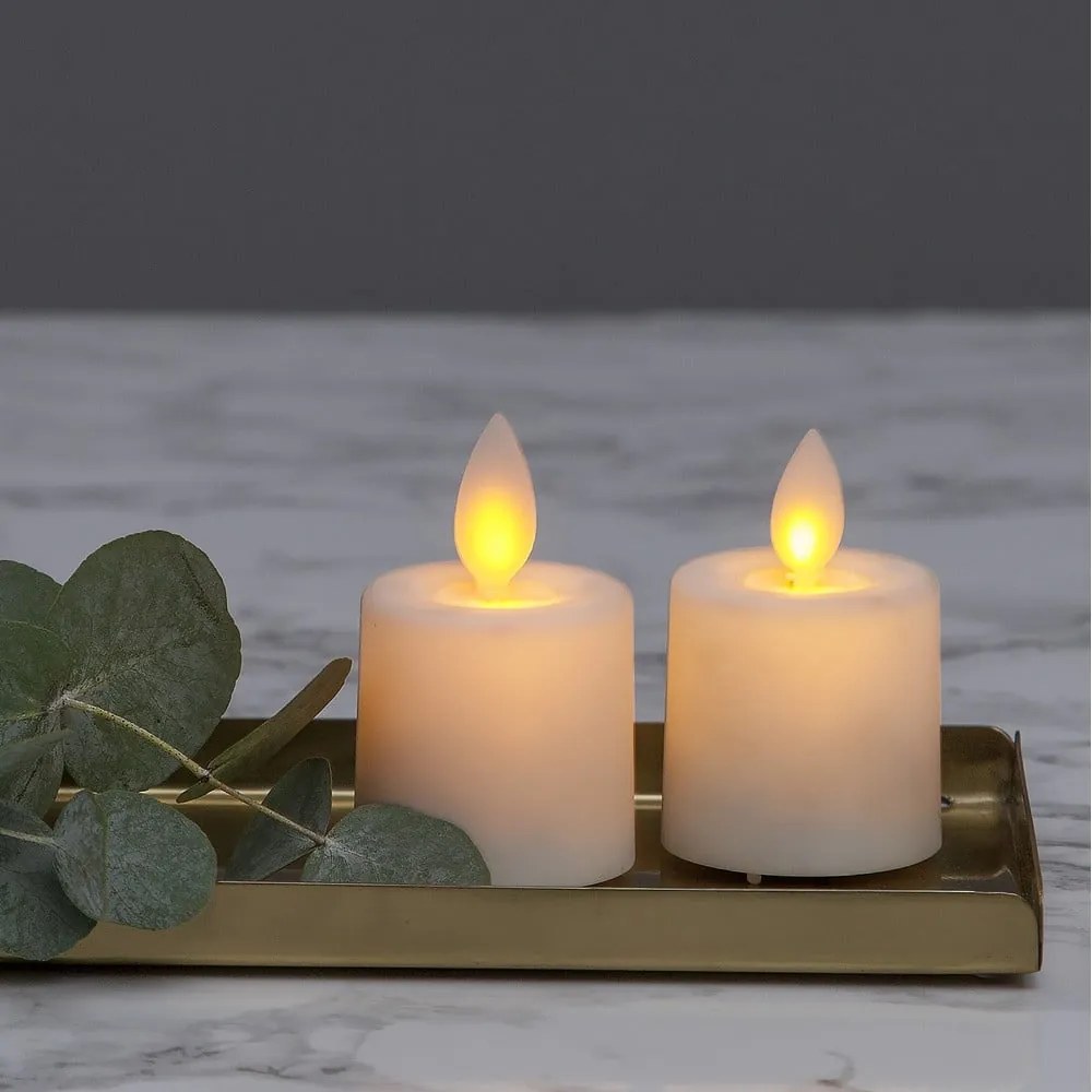 LED gyertya szett 2 db-os (magasság 6 cm) M-Twinkle – Star Trading