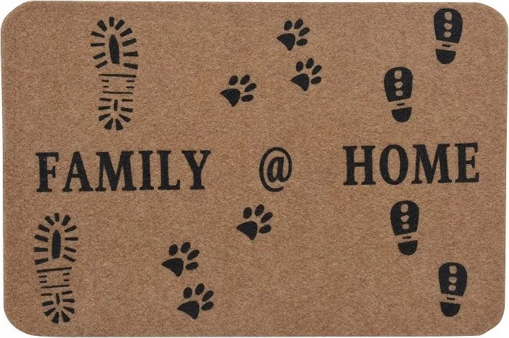 Lábtörlő cipőhöz 40x60 textil Tebar Family Home