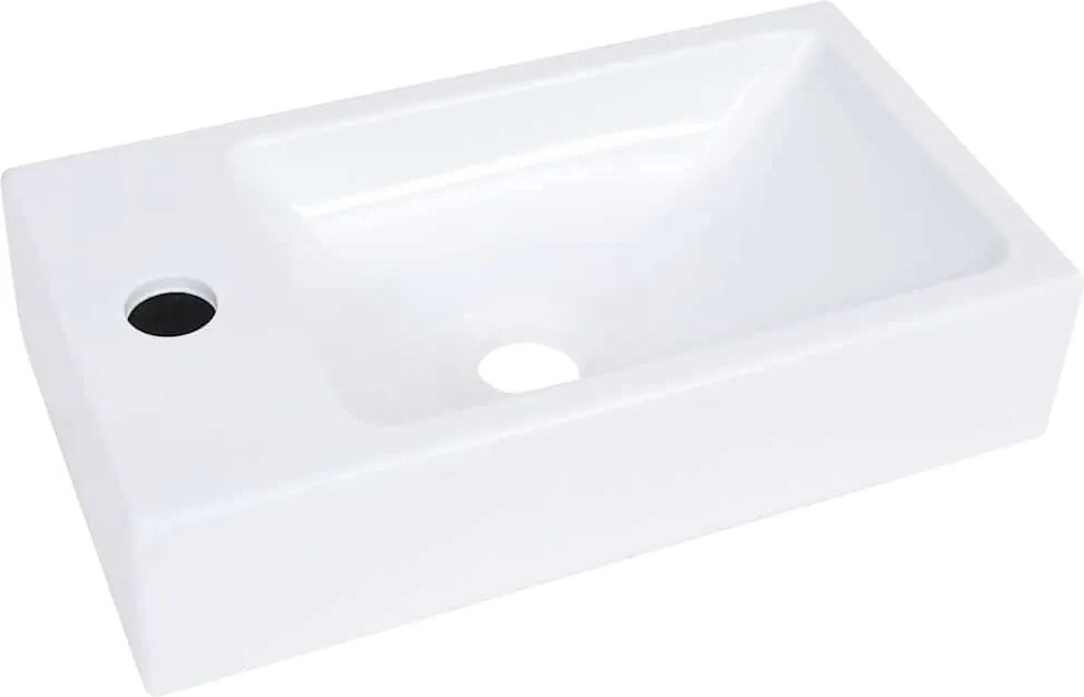 vidaXL fehér SMC mosdókagyló 400 x 220 x 90 mm
