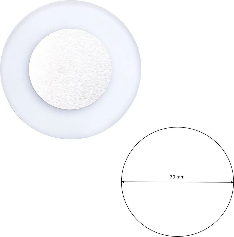 Eko-Light OTI EKS1085 Beépíthető lépcsőházi lámpa 1x0,6W/LED 6500K 15LM IP20