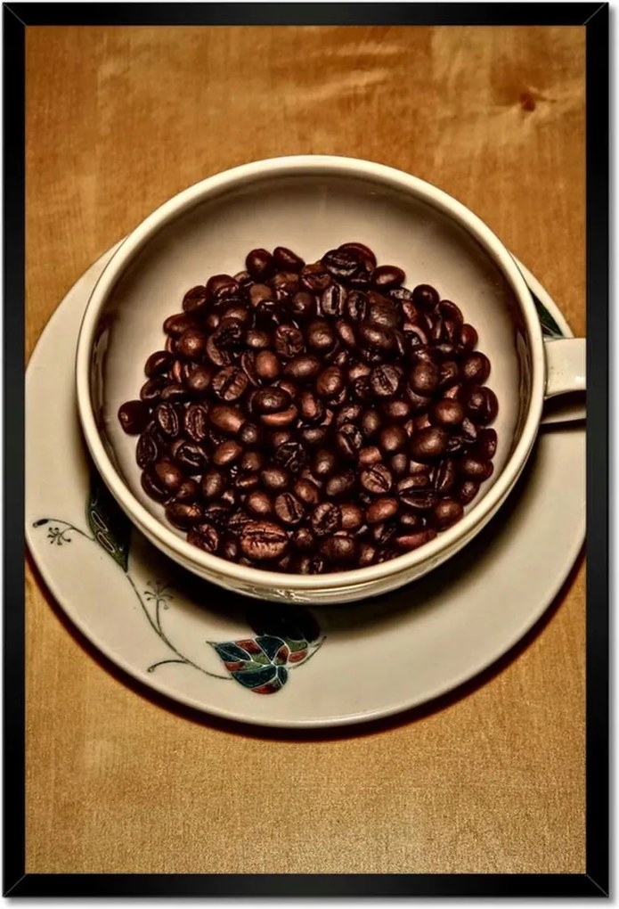 Poszterek keretben 40x60 Aromás kávébabok