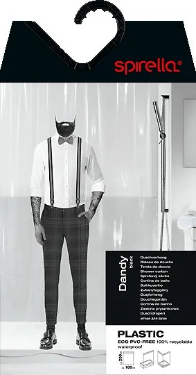 Zuhanyfüggöny 180x200 cm Dandy – Spirella