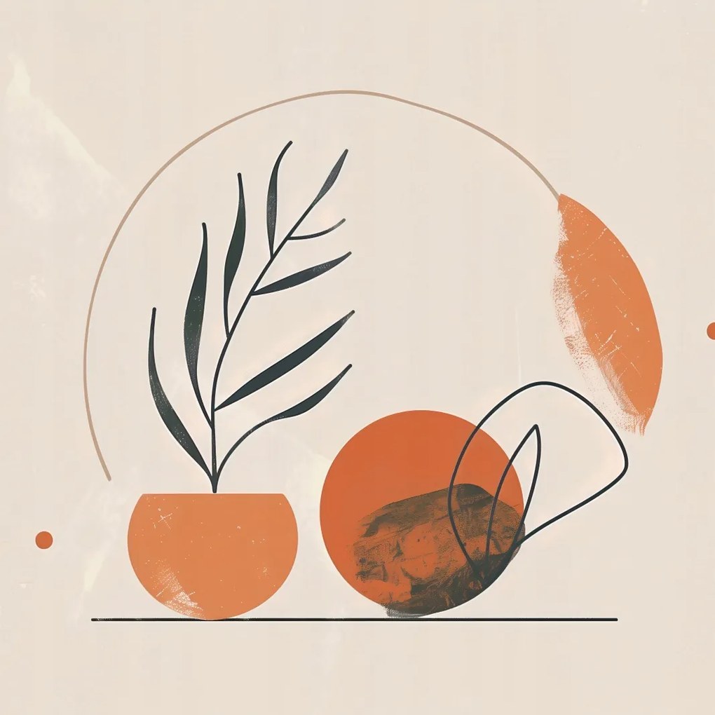 Poszter 80x80cm Pasztell tónus