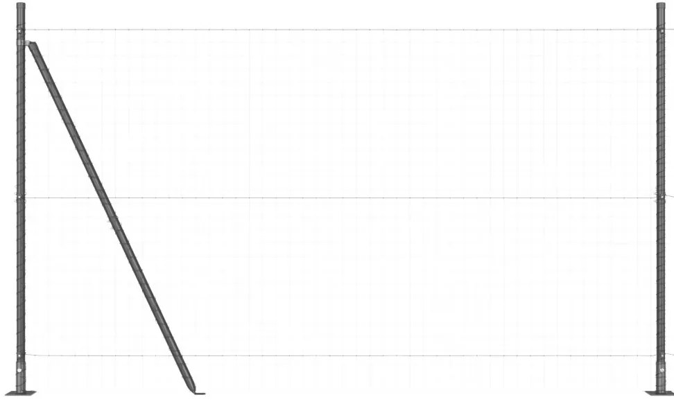 Kerítésoszlopok 104 db Szürke Porszórt Acél 3.2 x 3.2 x 88.5 cm