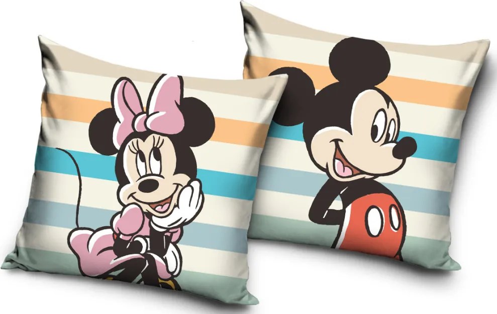 Disney Minnie, Mickey Journey párna, díszpárna 40x40 cm