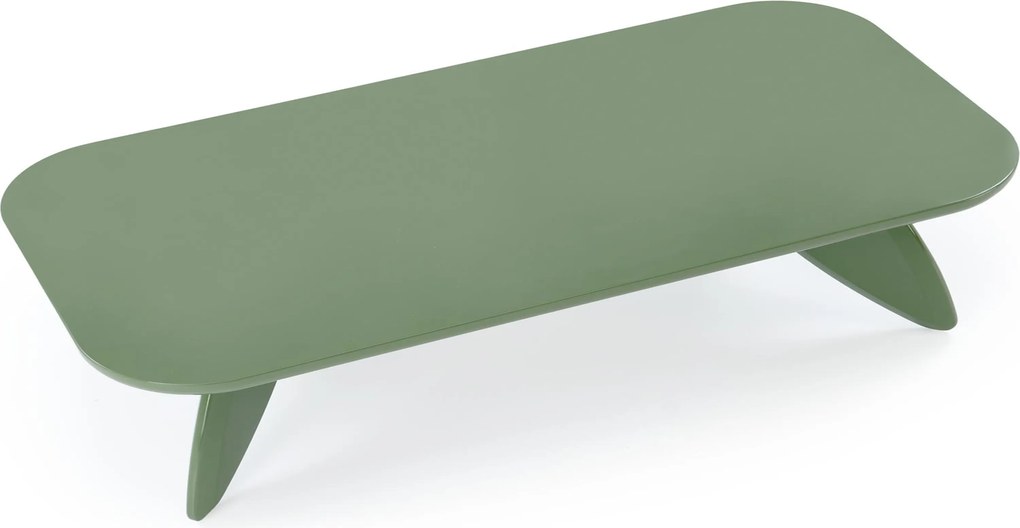 Lumis téglalap alakú dohányzóasztal 120 cm - zöld