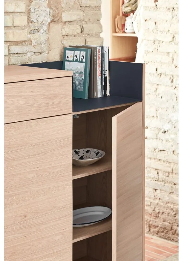 Valley világosbarna-kék szekrény - Teulat