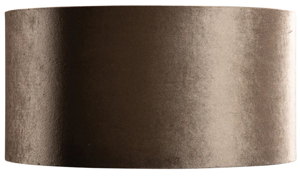 Bársony lámpabúra barna, arany belsejével 50/50/25