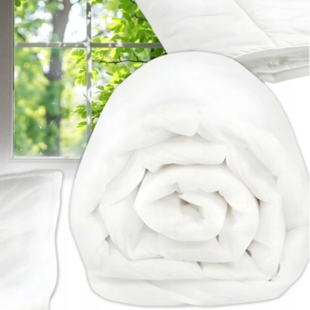Paplan 140x200 Nyári Antiallergén Könnyű Légáteresztő Fehér Lengyel Termék