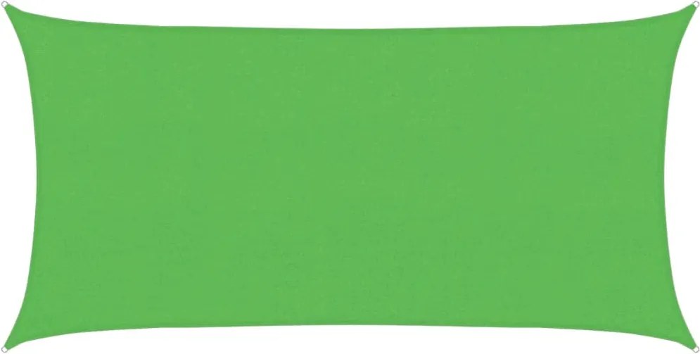 vidaXL világoszöld HDPE napvitorla 160 g/m² 2,5 x 4,5 m