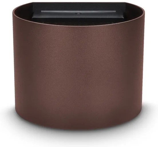 Brilagi - LED kültéri fali lámpatest RONDO LED/6W/230V barna IP54