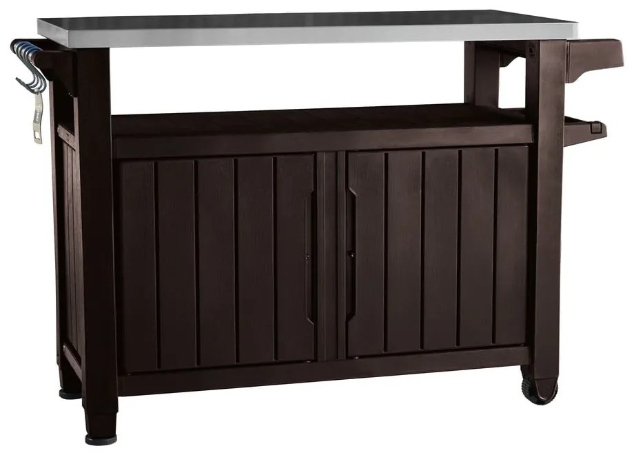 Tárolóasztal grillezéshez 134x52 cm Unity – Keter