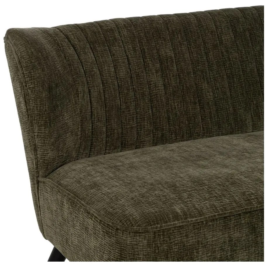 Zöld zsenília kanapé 134 cm Glam – Ixia