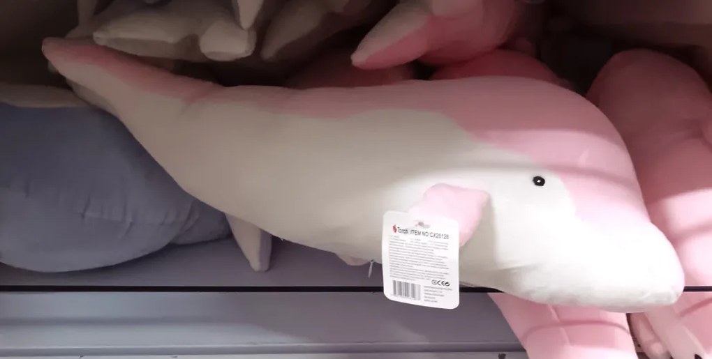 Plüss Delfin 30 cm Párnának is Használható